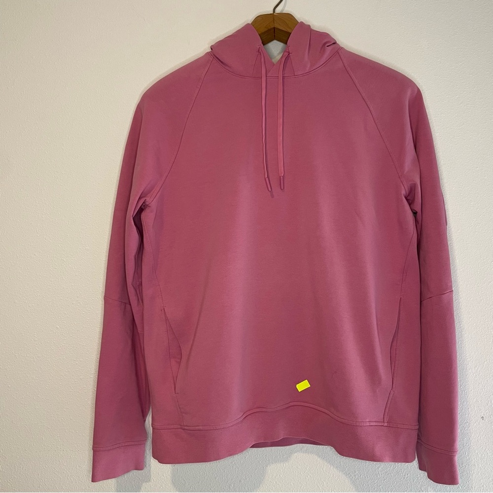 Lululemon Men's size L Hoodie City Sweat Pullover Pink Grunge Cabincore READ
